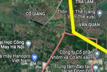 Đường sẽ mở theo quy hoạch ở xã Xuân Lâm, huyện Thuận Thành, Bắc Ninh
