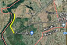 Đường sẽ mở theo quy hoạch ở phường Hoà Quý, Ngũ Hành Sơn, Đà Nẵng