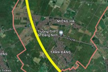 Đường sẽ mở theo quy hoạch ở xã Hoa Sơn, Ứng Hoà, Hà Nội