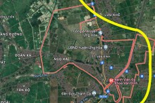 Đường sẽ mở theo quy hoạch ở thị trấn Vân Đình, Ứng Hoà, Hà Nội