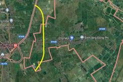 Đường sẽ mở theo quy hoạch ở xã Phương Tú, Ứng Hoà, Hà Nội