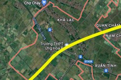 Đường sẽ mở theo quy hoạch ở xã Đồng Tân, Ứng Hoà, Hà Nội