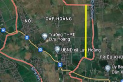 Đường sẽ mở theo quy hoạch ở xã Lưu Hoàng, Ứng Hoà, Hà Nội