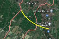 Đường sẽ mở theo quy hoạch ở xã Cộng Hoà, Quốc Oai, Hà Nội (phần 1)