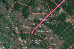 Đường có thể mở theo quy hoạch ở xã Liên Mạc, Mê Linh, Hà Nội