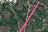 Đường có thể mở theo quy hoạch ở xã Kim Hoa, Mê Linh, Hà Nội