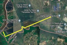 Đường sẽ mở theo quy hoạch ở phường An Hoà, thị xã Trảng Bàng, tỉnh Tây Ninh (phần 2)
