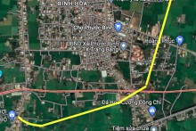 Đường sẽ mở theo quy hoạch ở xã Phước Bình, thị xã Trảng Bàng, tỉnh Tây Ninh (phần 6)