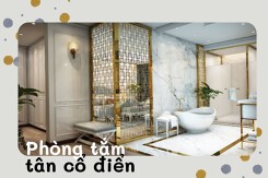 Những lưu ý quan trọng khi thiết kế phòng tắm tân cổ điển