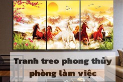 Cách chọn tranh phong thủy phòng làm việc giúp sự nghiệp thuận lợi, may mắn