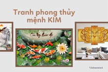 Top 5 mẫu tranh phong thủy mệnh Kim vừa ý nghĩa vừa ấn tượng