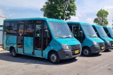Hà Nội vận hành tuyến buýt cỡ nhỏ kết nối đường sắt Cát Linh - Hà Đông