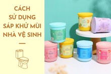 Cách sử dụng sáp khử mùi nhà vệ sinh đúng cách
