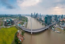 Thông xe cầu Thủ Thiêm 2 qua sông Sài Gòn, nối quận 1 với TP Thủ Đức