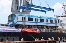 17 đoàn tàu tuyến metro Bến Thành-Suối Tiên đã được nhập về Việt Nam