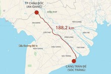Đảm bảo kinh phí giải phóng mặt bằng cao tốc Châu Đốc - Cần Thơ - Sóc Trăng