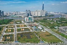 Cưỡng chế tài khoản của hai doanh nghiệp trúng đấu giá đất Thủ Thiêm