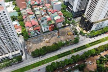Những khu đất có thể xây thêm công trình cao tầng ở Lê Văn Lương, Lê Văn Lương kéo dài - Bài 4: Hơn 3.000 m2 của liên danh Handiresco - Handico ở nút giao Lê Văn Thiêm