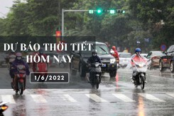 Dự báo thời tiết hôm nay 1/6/2022: Hà Nội, TP HCM có mưa dông vài nơi, Đà Nẵng ngày vẫn tiếp tục nắng nóng