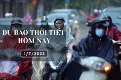 Dự báo thời tiết hôm nay 1/7/2022: Hà Nội tiếp tục mưa to, Đà Nẵng và TP HCM ngày nắng, chiều tối mưa dông