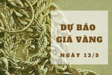 Dự báo giá vàng 13/5: Quay đầu giảm nhẹ vào đầu phiên?