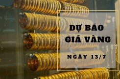 Dự báo giá vàng 13/7: Có thể tiếp tục suy yếu?