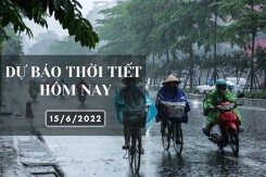 Dự báo thời tiết hôm nay 15/6/2022: Hà Nội, TP HCM có mưa rào và dông, Đà Nẵng nắng nóng dịu dần