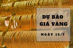 Dự báo giá vàng 15/7: Quay lại đà giảm vào đầu phiên?