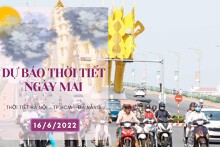 Dự báo thời tiết ngày mai 16/6/2022: Hà Nội, TP HCM chiều tối có mưa, Đà Nẵng nắng nóng gia tăng trở lại