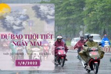 Dự báo thời tiết ngày mai 1/8/2022: Hà Nội, TP HCM vẫn có mưa to cục bộ, Đà Nẵng nắng nóng giảm nhiệt