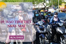Dự báo thời tiết ngày mai 18/6/2022: Hà Nội, Đà Nẵng tiếp tục có nắng nóng, TP HCM đôi lúc có mưa