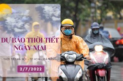 Dự báo thời tiết ngày mai 2/7/2022: Hà Nội mưa vừa và dông, Đà Nẵng, TP HCM sáng nắng chiều mưa