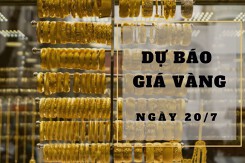Dự báo giá vàng 20/7: Phục hồi trở lại?