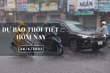 Dự báo thời tiết hôm nay 24/6/2022: Hà Nội, Đà Nẵng ngày nắng và nắng nóng, TP HCM mưa dông cả ngày đêm