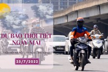 Dự báo thời tiết ngày mai 25/7/2022: Hà Nội và TP HCM đều có mưa vào chiều tối, Đà Nẵng ngày nắng, đêm không mưa