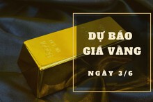 Dự báo giá vàng 3/6: Duy trì đà tăng vừa lấy lại?