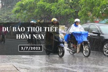 Dự báo thời tiết hôm nay 3/7/2022: Hà Nội ngày nắng nóng gay gắt, Đà Nẵng, TP HCM chiều và tối có thể mưa dông