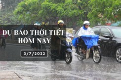 Dự báo thời tiết hôm nay 3/7/2022: Hà Nội ngày nắng nóng gay gắt, Đà Nẵng, TP HCM chiều và tối có thể mưa dông