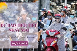 Dự báo thời tiết ngày mai 30/6/2022: Hà Nội, TP HCM tiếp tục mưa vào chiều tối và đêm, Đà Nẵng nắng nóng