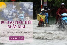 Dự báo thời tiết ngày mai 31/5/2022: Hà Nội, TP HCM và Đà Nẵng liên tiếp có mưa vào chiều tối và đêm