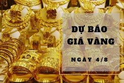 Dự báo giá vàng 4/8: Nhiều khả năng sẽ tiếp tục xu hướng giảm?