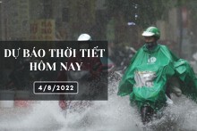Dự báo thời tiết hôm nay 4/8/2022: Hà Nội, Đà Nẵng ngày nắng nóng, đêm có mưa, TP HCM mưa to về chiều tối