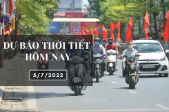 Dự báo thời tiết hôm nay 5/7/2022: Hà Nội và Đà Nẵng ngày nắng nóng, TP HCM thỉnh thoảng có mưa dông