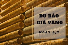 Dự báo giá vàng 6/7: Có thể giảm thêm vào đầu phiên?