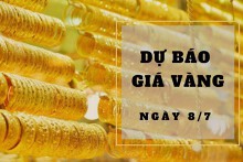 Dự báo giá vàng 8/7: Có thể duy trì xu hướng tăng vừa phục hồi?
