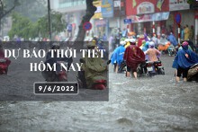Dự báo thời tiết hôm nay 9/6/2022: Hà Nội chưa dứt mưa lớn, Đà Nẵng, TP HCM tăng nhiệt, trưa chiều trời nắng