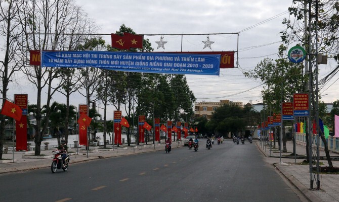 Đường sẽ mở ở huyện Giồng Riềng, Kiên Giang mới nhất