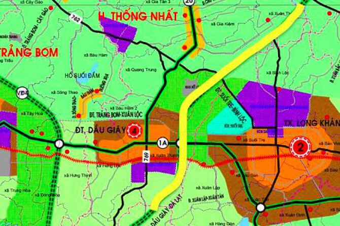 Đường sẽ mở ở huyện Thống Nhất mới nhất