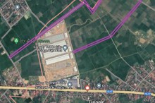 Đường sẽ mở theo quy hoạch ở xã Thọ Dân, Triệu Sơn, Thanh Hoá