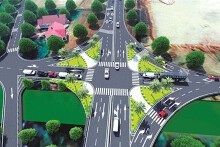 Hải Dương khởi công dự án trục Đông - Tây và hai nút giao cao tốc Hà Nội - Hải Phòng hơn 2.100 tỷ đồng